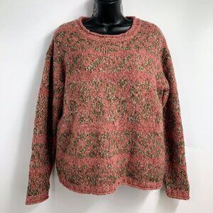 Sundance Women's Mohair Wool Blend Crew Neck Long Sleeve Pullover Sweater Size M